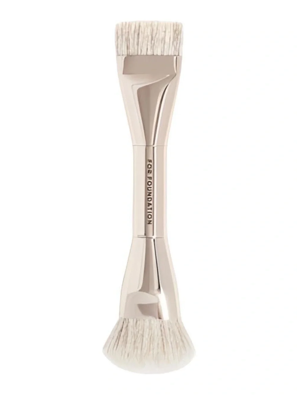 Patrick Ta Rose Gold Synthetic Dual Ended For Foundation Face Makeup Brush